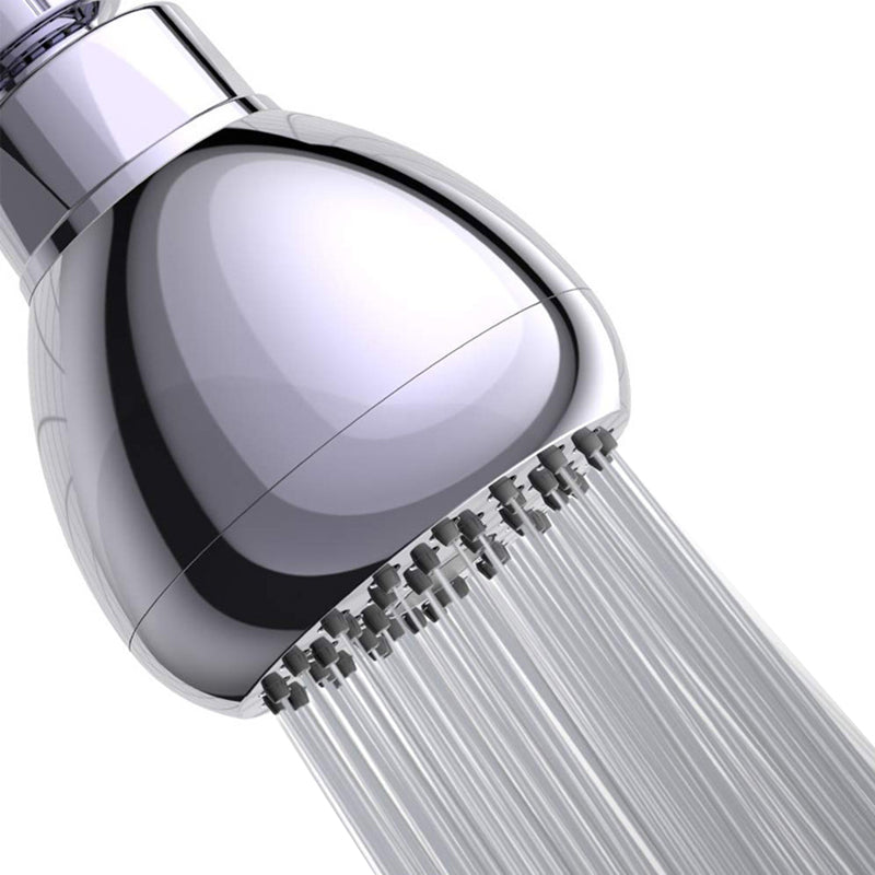 BowLift | Silver Round Shower Head Standard Spray Pattern Wall Mounted Shower Head