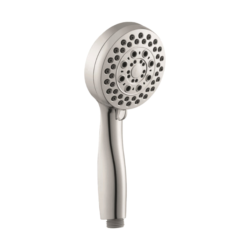 BowLift | Silver Dual Shower Head Round Rainfall Wall-Mounted Shower Head