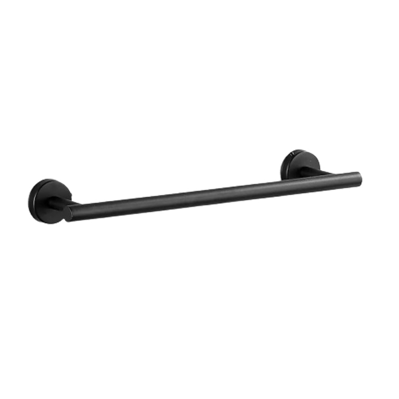 BowLift | Modern Bathroom Hardware Set in Stainless Steel Brushed Chrome Towel Bar/Ring & Bathrobe Hook