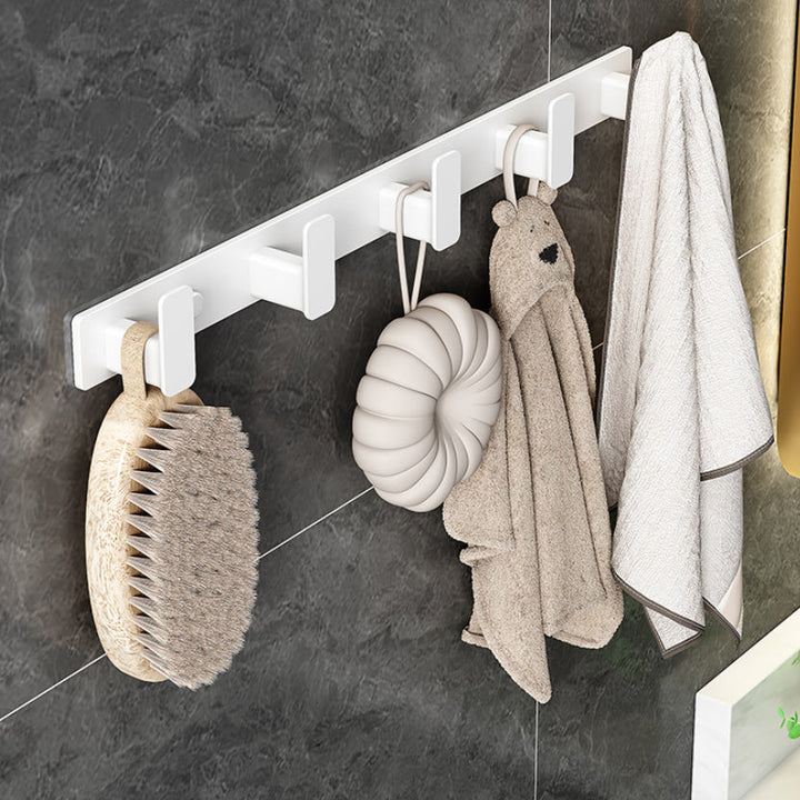 BowLift | Modern White Bathroom Hardware Set Towel Rack Bath Shelf Bathroom Hardware Set