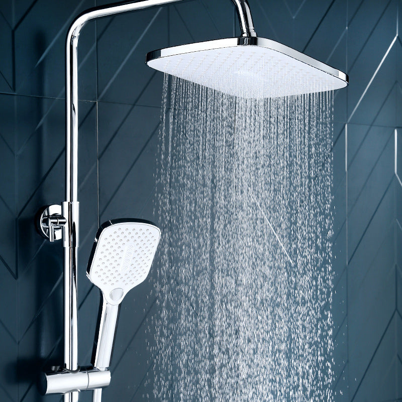 BowLift | Modern Bathroom Standard Shower Head Rainfall Square Ceiling Mounted Shower Head