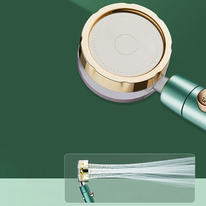 BowLift | Modern Shower Head for the Bathroom 2-Jet Massage Rain Shower Round Wall Mounted Shower Head