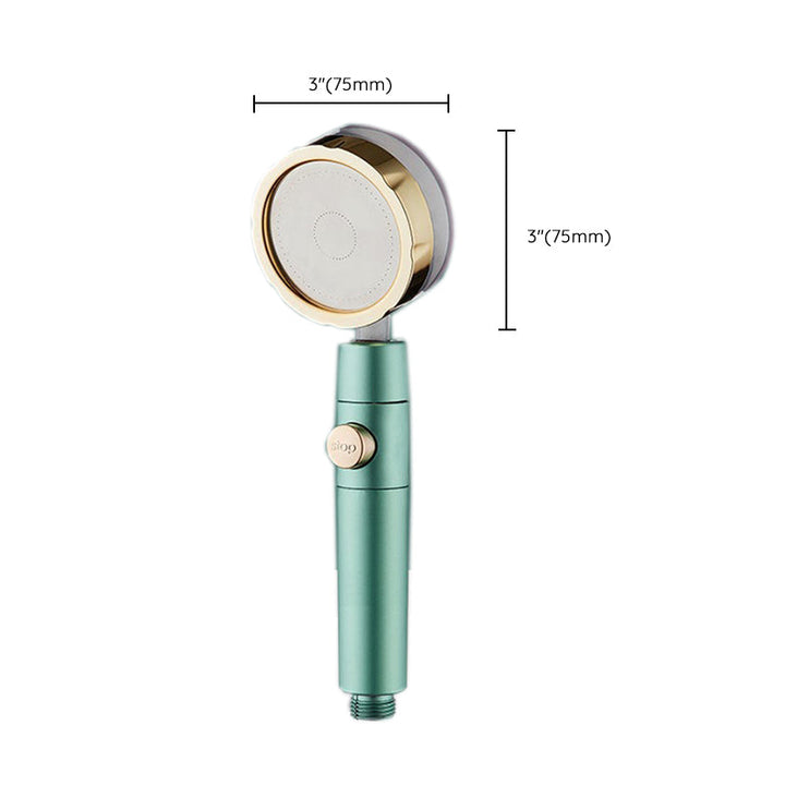 BowLift | Modern Shower Head for the Bathroom 2-Jet Massage Rain Shower Round Wall-Mounted Shower Head