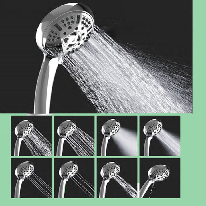 BowLift | Modern shower head for bathroom 9-nozzle round wall-mounted shower head