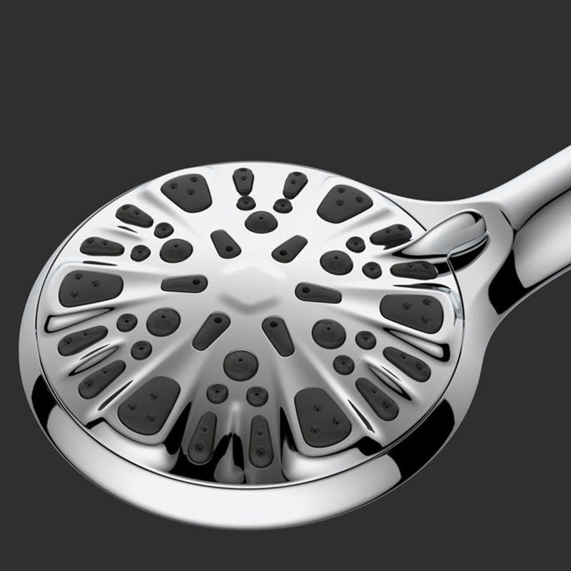 BowLift | Modern Shower Head for Bathroom 9-Jet Round Wall-Mounted Shower Head