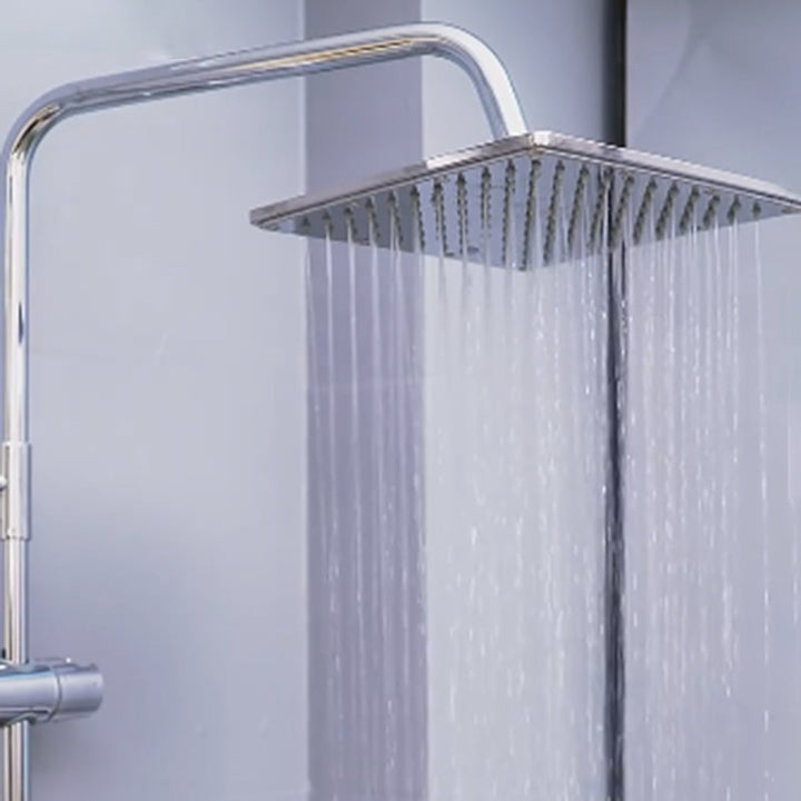 BowLift | Contemporary Showerhead Combination Dual Showerhead Stainless Steel Wall-Mounted Showerhead