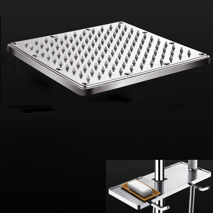 BowLift | Contemporary Showerhead Combination Dual Showerhead Stainless Steel Wall-Mounted Showerhead