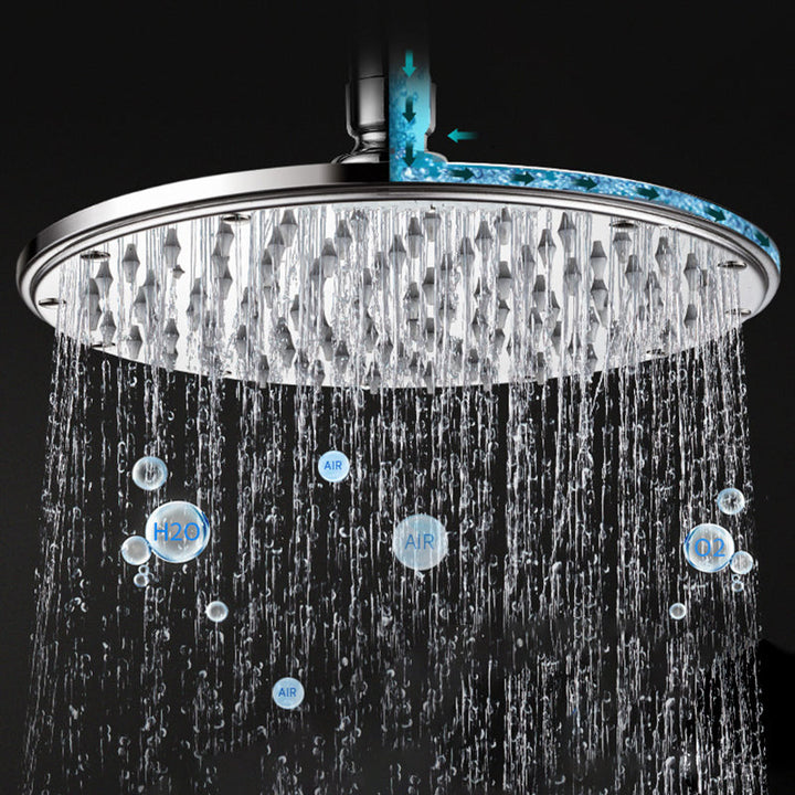 BowLift | Contemporary Showerhead Combination Dual Showerhead Stainless Steel Wall-Mounted Showerhead