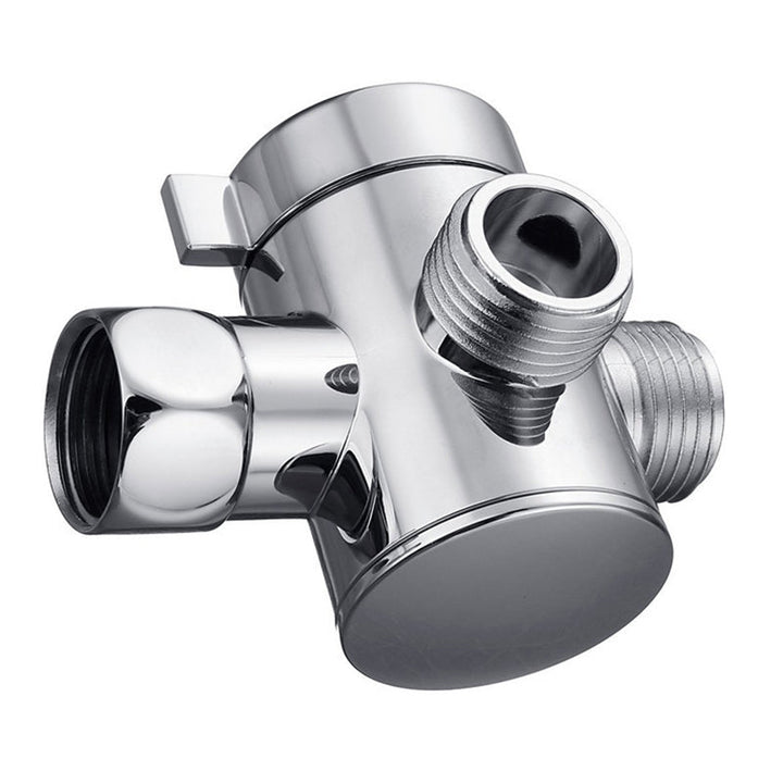 BowLift | Contemporary Shower Combination Double Shower Head Chrome Wall Mount Round Shower Head