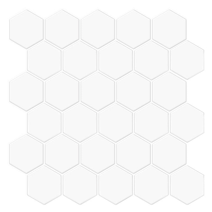BowLift | Peel and Stick Wall Tile Waterproof Hexagonal PVC Peel and Stick Wall Tile