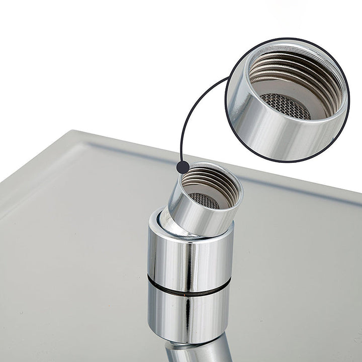 BowLift | Contemporary Shower Combination Shower Head with Double Shower Head Ceiling Mounted Square Shower Head