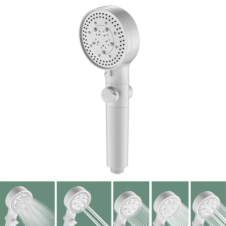 BowLift | Bathroom Showerhead 5-Spray Round Handheld Shower Holder Wall Mount Showerhead
