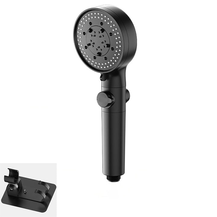 BowLift | Bathroom Showerhead 5-Spray Round Handheld Shower Holder Wall Mount Showerhead