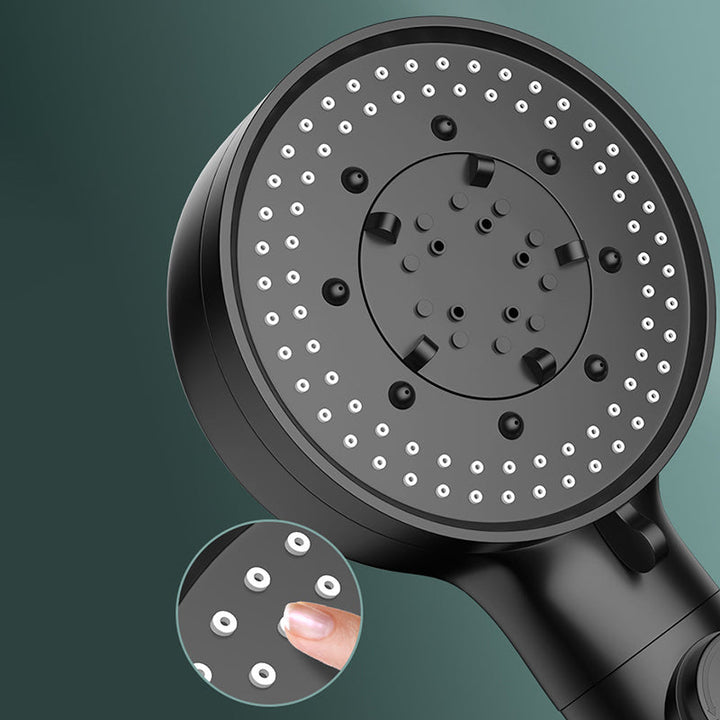 BowLift | Bathroom Showerhead 5-Spray Round Handheld Shower Holder Wall Mount Showerhead
