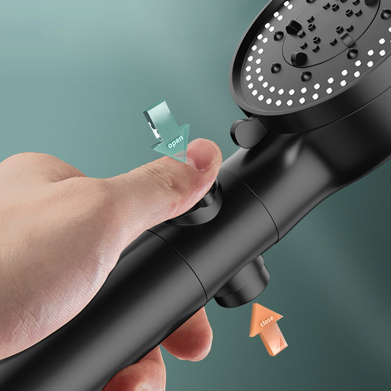 BowLift | Bathroom Shower Head 5-Stream Round Hand Shower Holder Wall Mount Shower Head