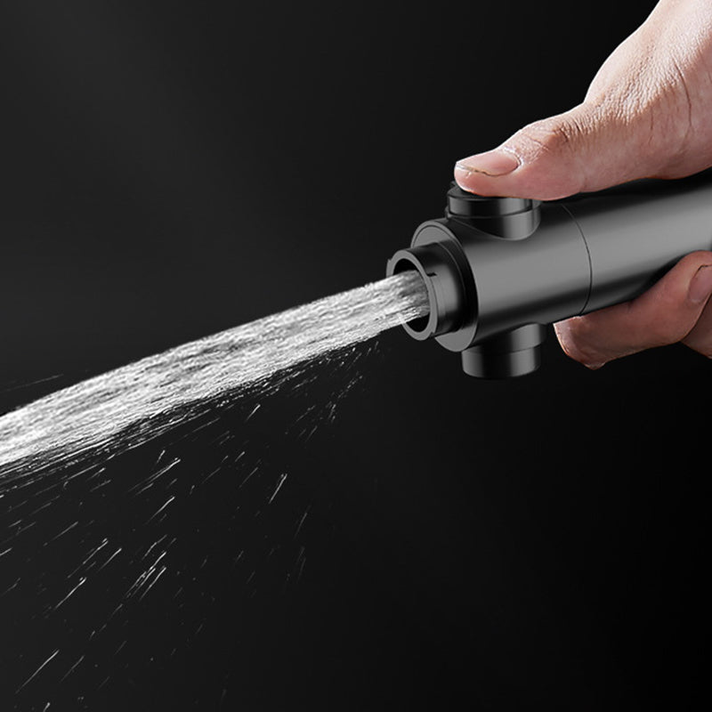 BowLift | Bathroom Shower Head 5-Stream Round Hand Shower Holder Wall Mount Shower Head