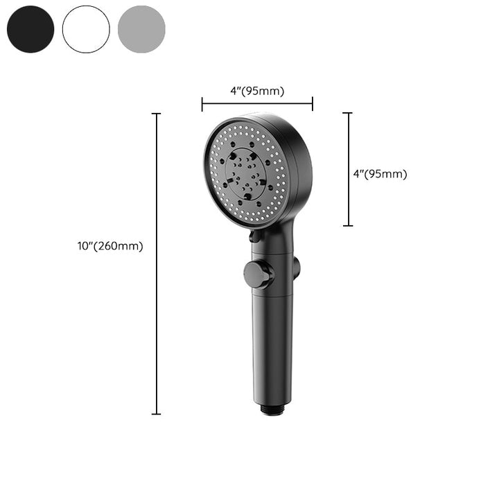 BowLift | Bathroom Shower Head 5-Stream Round Hand Shower Holder Wall Mount Shower Head