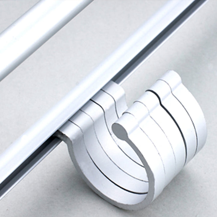 BowLift | Silver Contemporary Bathroom Hardware Set Stainless Steel Aluminum Bathroom Set