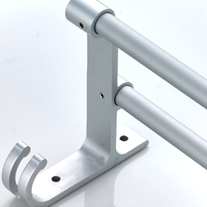 BowLift | Silver Contemporary Bathroom Hardware Set Stainless Steel Aluminum Bathroom Set