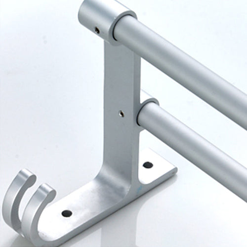 BowLift | Silver Contemporary Bathroom Hardware Set Stainless Steel Aluminum Bathroom Set