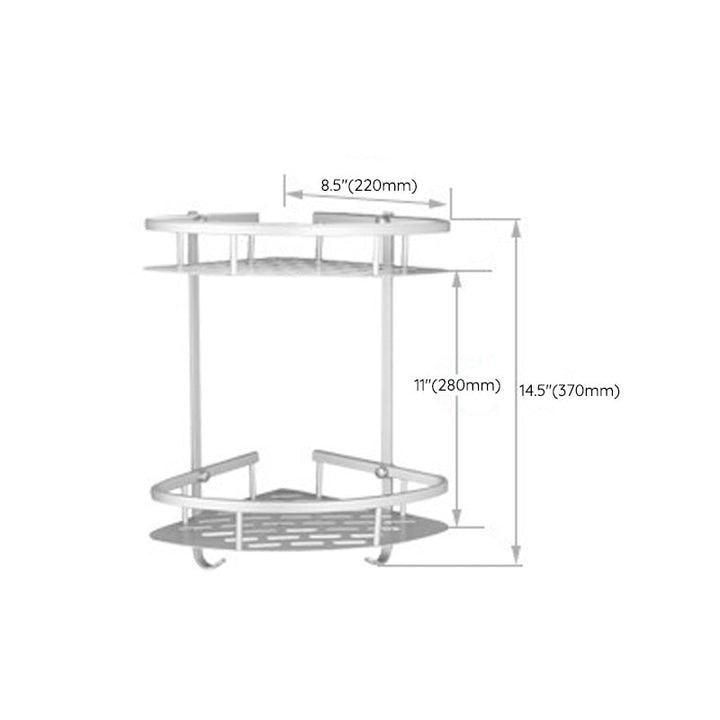BowLift | Silver Contemporary Bathroom Hardware Set Stainless Steel Aluminum Bathroom Set