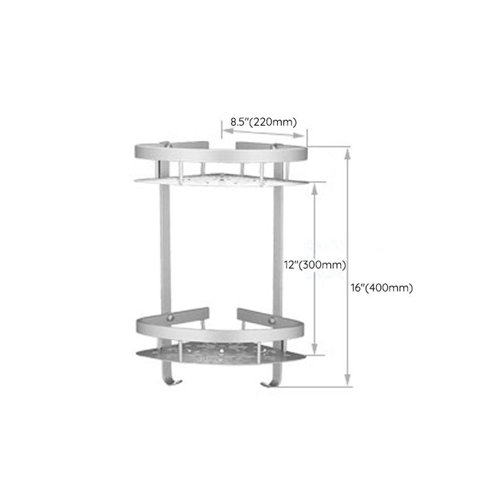 BowLift | Silver Contemporary Bathroom Hardware Set Stainless Steel Aluminum Bathroom Set