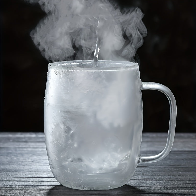 ThermoSip Double-Walled Glass Mug – Borosilicate Glass, Heat Resistant & Elegant | Bowlift