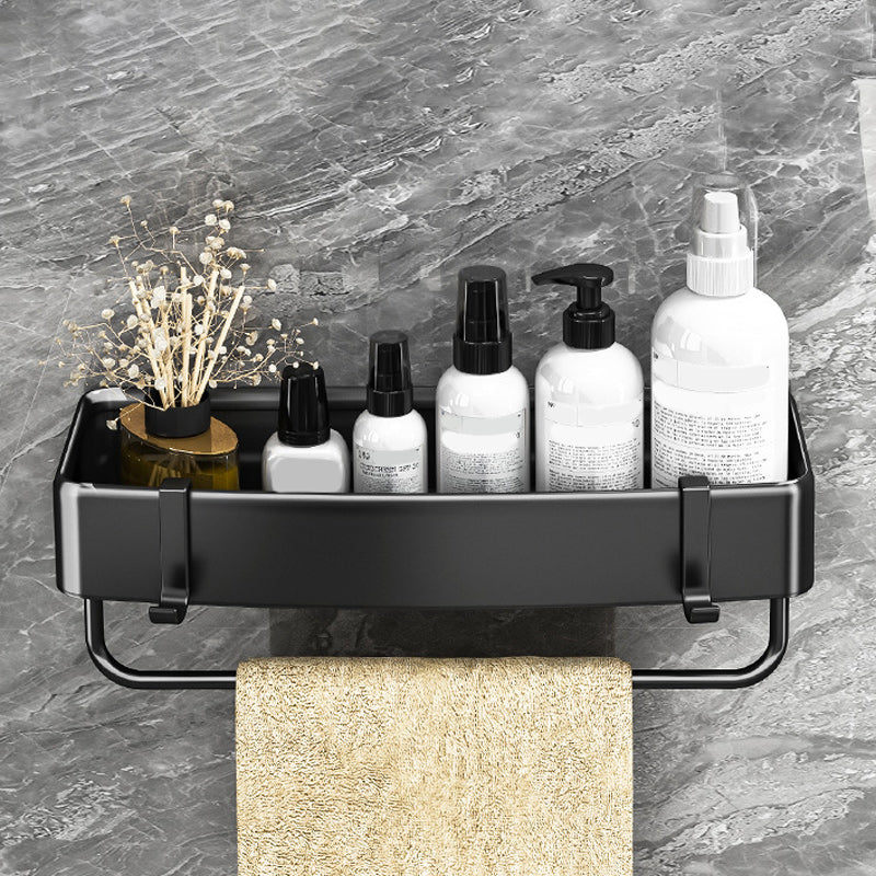 BowLift | Modern Black-White Metal Bath Hardware Set Bath Shelf Bathroom Hardware Set