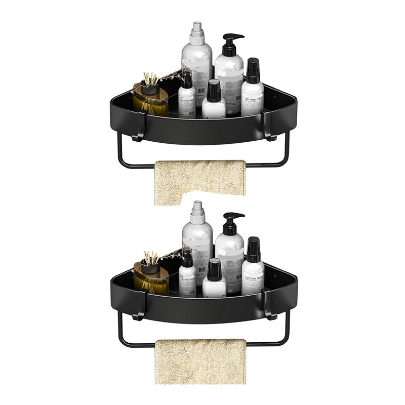 BowLift | Modern Black-White Metal Bath Hardware Set Bath Shelf Bathroom Hardware Set