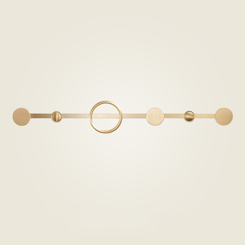 BowLift | Golden Modern 5-piece Bathroom Accessories Set Brushed Brass Towel Holder/Paper Holder