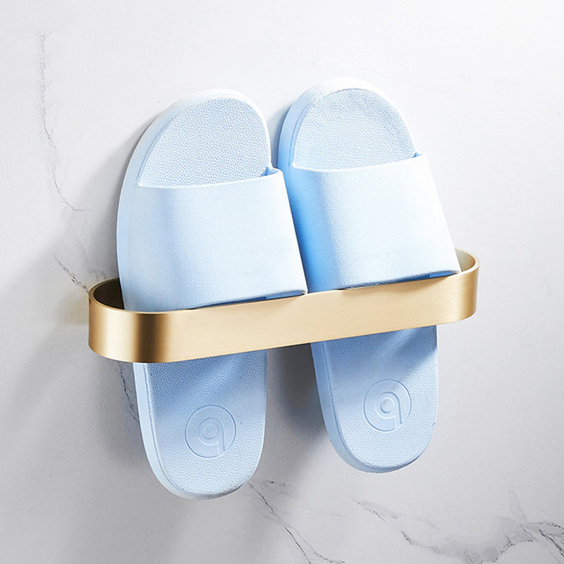 BowLift | Golden Modern 5-piece Bathroom Accessories Set Brushed Brass Towel Holder/Paper Holder