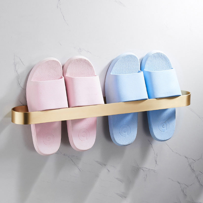 BowLift | Golden Modern 5-piece Bathroom Accessories Set Brushed Brass Towel Holder/Paper Holder