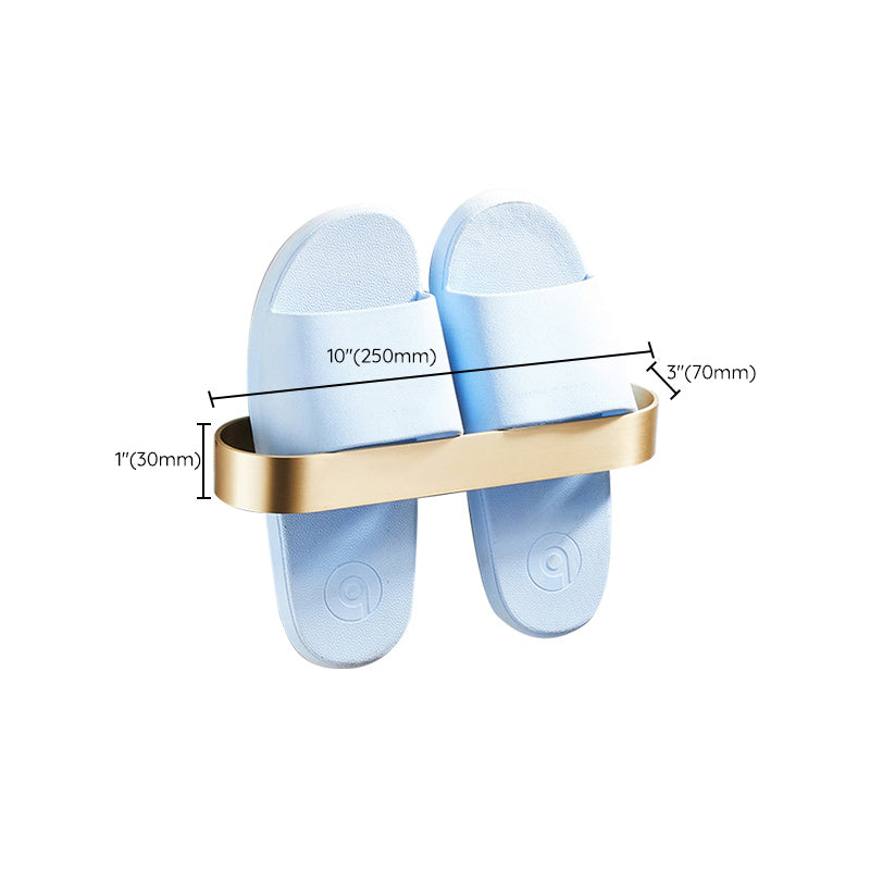 BowLift | Golden Modern 5-piece Bathroom Accessories Set Brushed Brass Towel Holder/Paper Holder