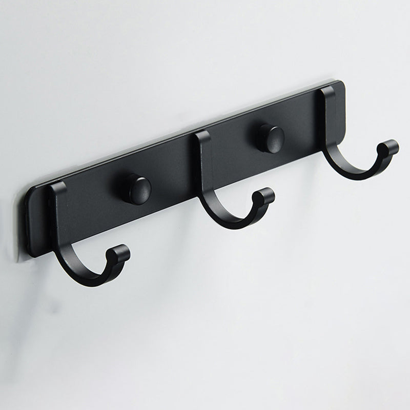 BowLift | Modern Bathroom Accessory Set Silver/Black Bathroom Accessory Kit