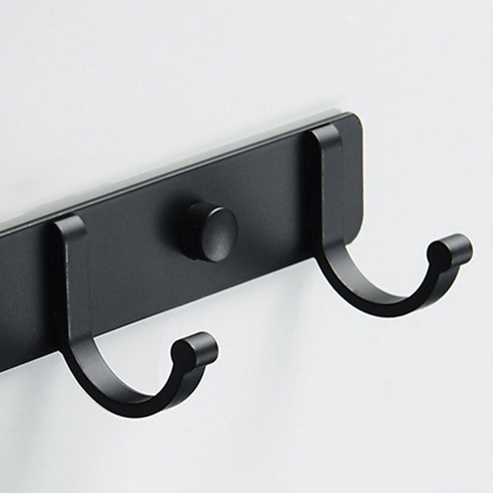 BowLift | Modern Bathroom Accessory Set Silver/Black Bathroom Accessory Kit