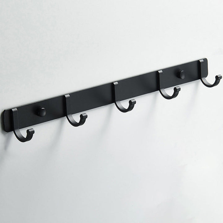 BowLift | Modern Bathroom Accessory Set Silver/Black Bathroom Accessory Kit