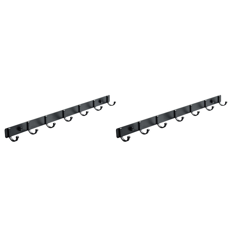 BowLift | Modern Bathroom Accessory Set Silver/Black Bathroom Accessory Kit
