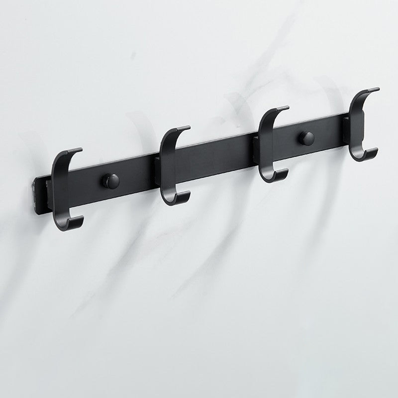 BowLift | Modern Bathroom Accessory Set Silver/Black Bathroom Accessory Kit