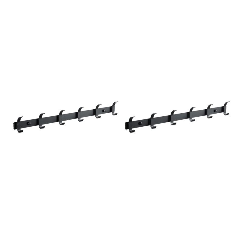 BowLift | Modern Bathroom Accessory Set Silver/Black Bathroom Accessory Kit