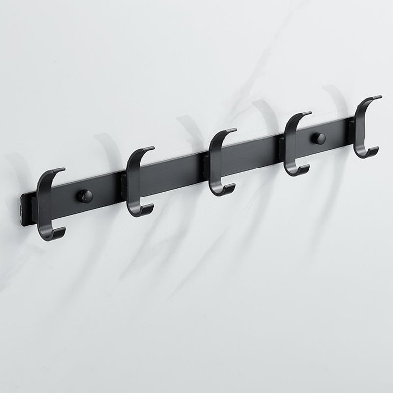 BowLift | Modern Bathroom Accessory Set Silver/Black Bathroom Accessory Kit