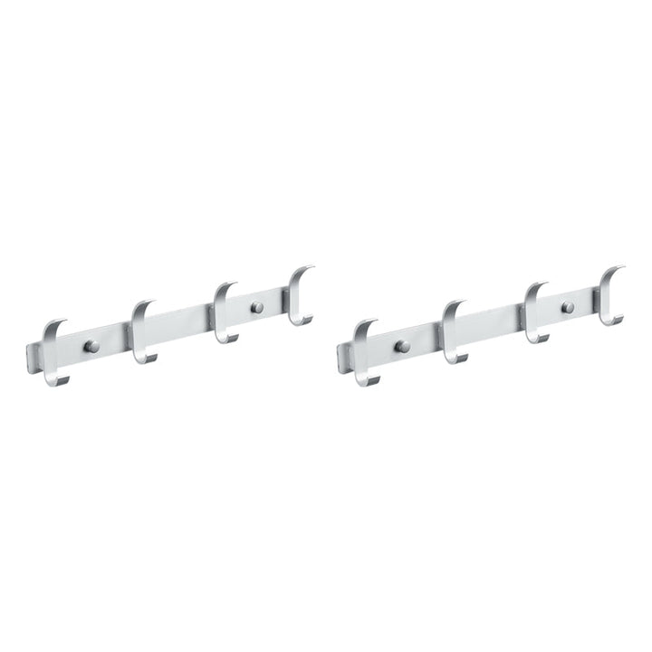 BowLift | Modern Bathroom Accessory Set Silver/Black Bathroom Accessory Kit