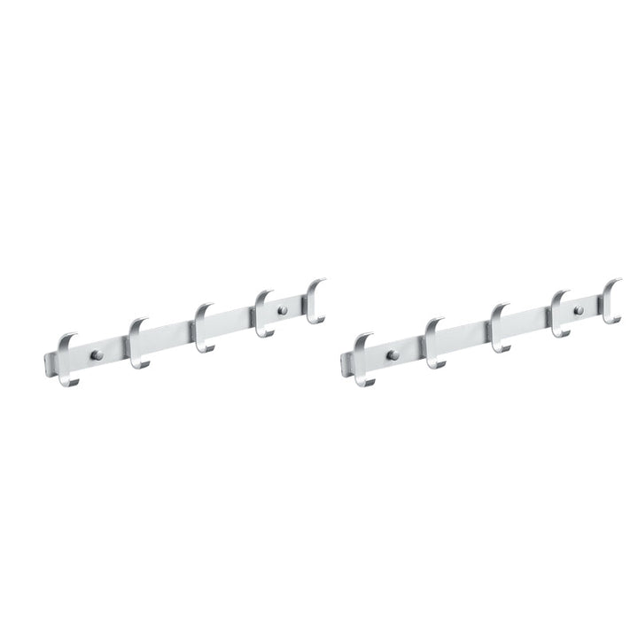 BowLift | Modern Bathroom Accessory Set Silver/Black Bathroom Accessory Kit