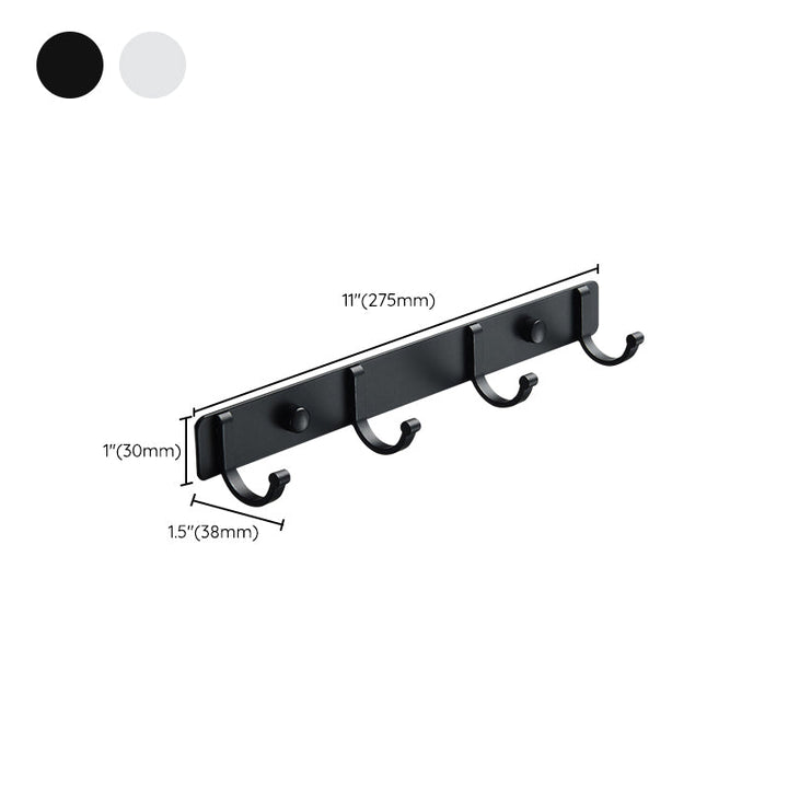 BowLift | Modern Bathroom Accessory Set Silver/Black Bathroom Accessory Kit