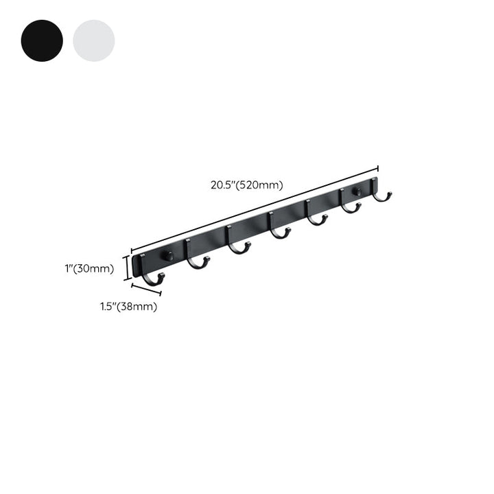 BowLift | Modern Bathroom Accessory Set Silver/Black Bathroom Accessory Kit