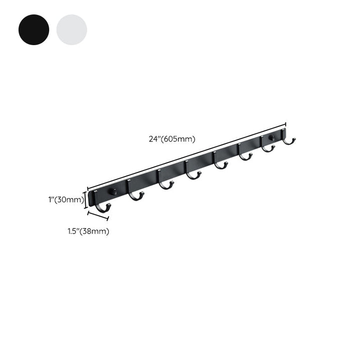 BowLift | Modern Bathroom Accessory Set Silver/Black Bathroom Accessory Kit