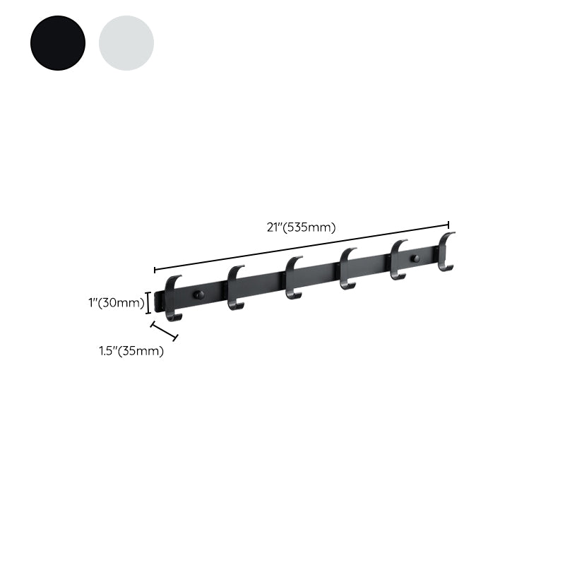 BowLift | Modern Bathroom Accessory Set Silver/Black Bathroom Accessory Kit
