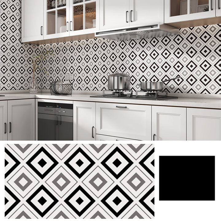 BowLift | Modern Style Wallpaper Kitchen Single Tile Wallpaper with Rectangular Shape