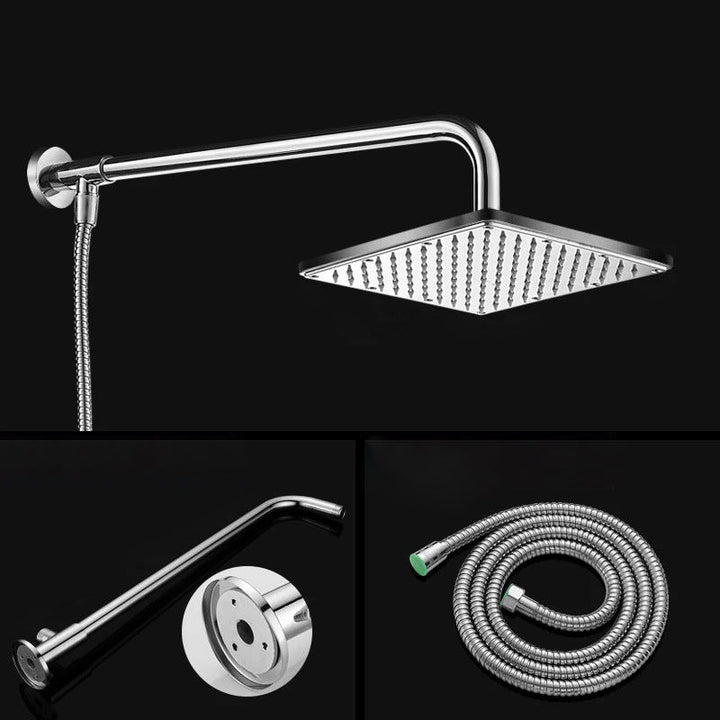 BowLift | Contemporary Style Shower Head Bathroom Fixed Shower Head with Round and Square Shape