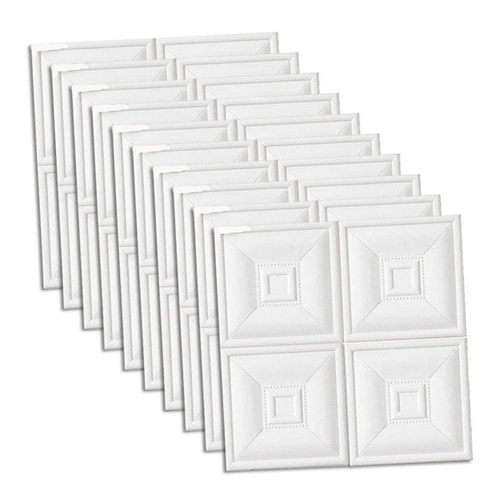 BowLift | Glam Style Foam Water-Resistant Wall Cladding Living Room 3D Embossing Wall Cladding