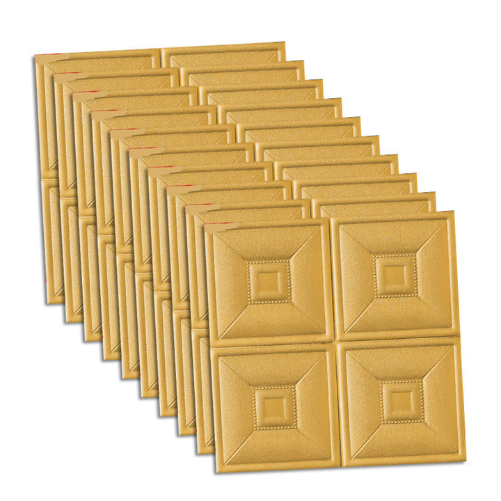 BowLift | Glam Style Foam Water-Resistant Wall Cladding Living Room 3D Embossing Wall Cladding